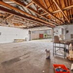 Unfinished storage area at an Affordable Living Company property
