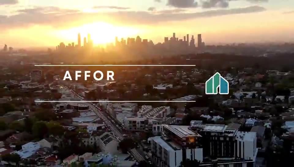 Aerial view of Hammond, Indiana skyline representing Affordable Living Company transitional housing
